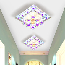 走廊灯天花灯过道花形现代简约大方水晶灯客厅餐厅走廊灯入户灯饰