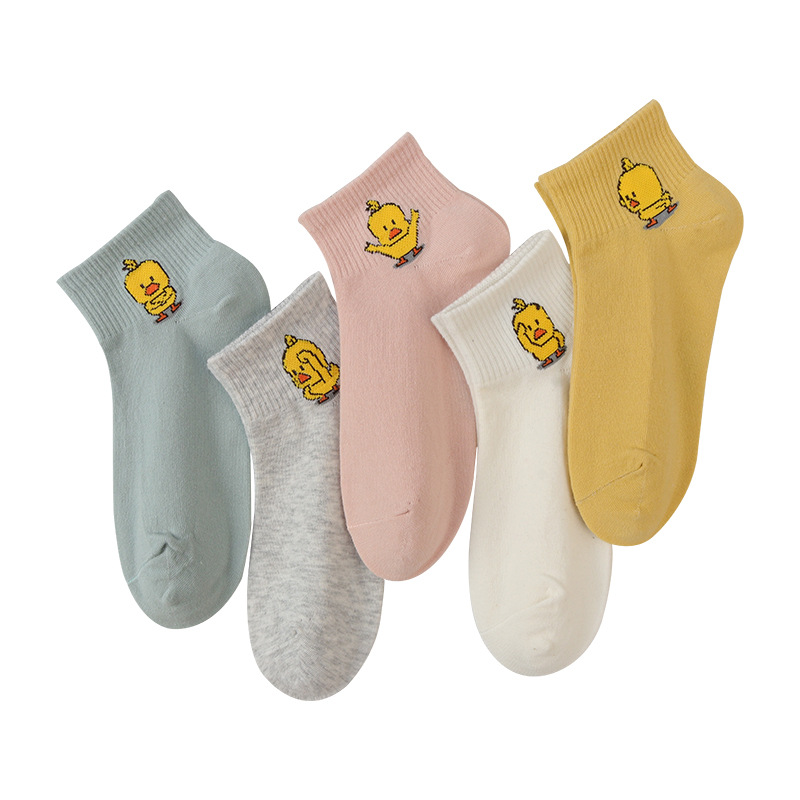 Nuevos Calcetines de corte bajo para mujer Corea del Sur lindos calcetines de tobillo primavera y verano Calcetines cortos delgados de moda de estilo japonés para estudiantes