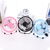 Metal cartoon small air fan, mute laptop for elementary school students