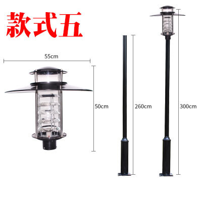 Luces LED para renovación de zonas comunitarias antiguas, luces para patios exteriores, luces para parques, luces para calles, decoración de villas, luces de paisaje para jardines.