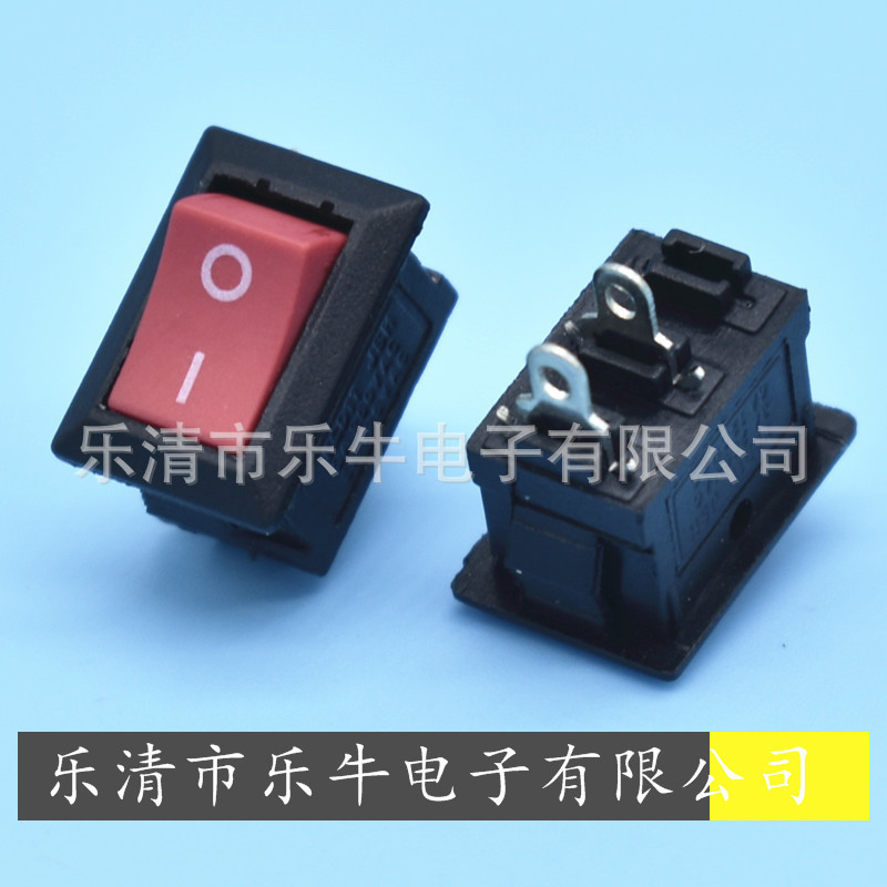 红色短脚小翘板开关 KCD11 10*15mm短脚小船型开关红色短脚小开关