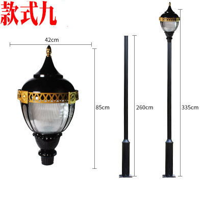 Luces LED para renovación de zonas comunitarias antiguas, luces para patios exteriores, luces para parques, luces para calles, decoración de villas, luces de paisaje para jardines.