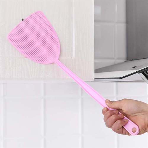 Colorful long handle large plastic fly swatter manual mosquito swatter mosquito swatter fly swatter mosquito swatter manufacturer