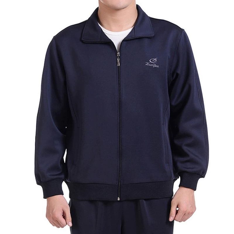 Мужская спортивная куртка весна-осень утренняя тренировка Спортивная одежда для бега куртка для пожилых людей Повседневная куртка кардиган папа