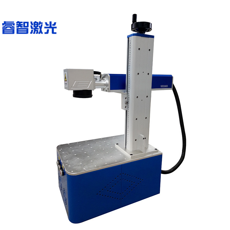20W/30W金属打码不锈钢可乐刻字手机壳铭牌二维码光纤激光打标机