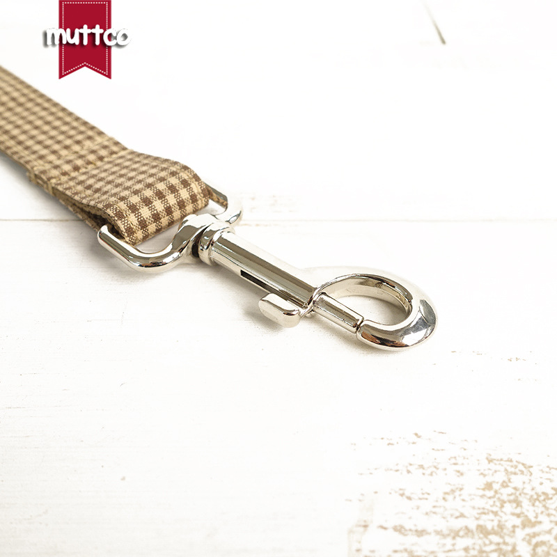 Stil Kaffee Plaid Leine Haustier Hundehalsband Innovative UDL-072_voghion.com