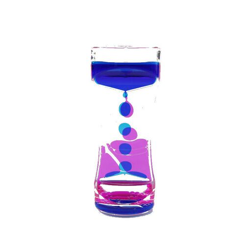 Wholesale KG41 two-color liquid oil leakage oil dripping hourglass timer decompression crafts creative gift ornaments