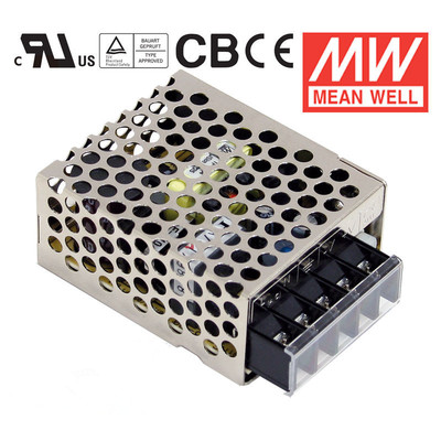 台湾明纬开关电源RS-15-5/RS-15-12/RS-15-15/RS-15-24 15W电源
