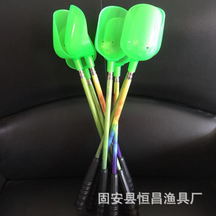 Three sections of stainless steel nest spoon telescopic bait spoon…