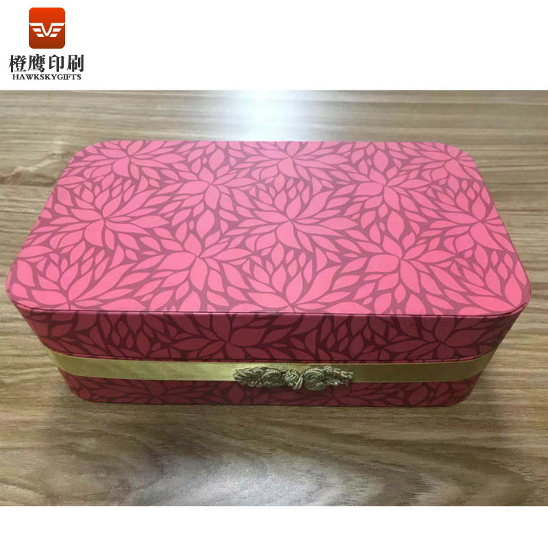 厂家应翻盖化妆品手工盒 礼品盒非标 长方形礼物盒订 制批发