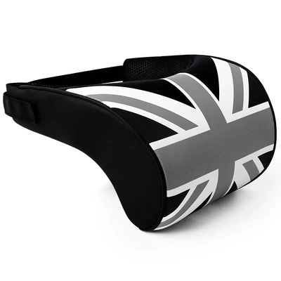 Headrest neck pillow car supplies - gray-black-cow-headrest