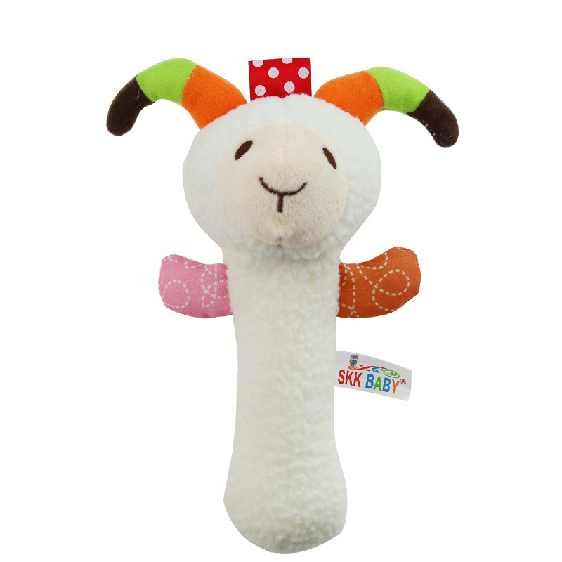 Sonajero de Peluche para Bebé de Felpa con Sonajero para Agarre