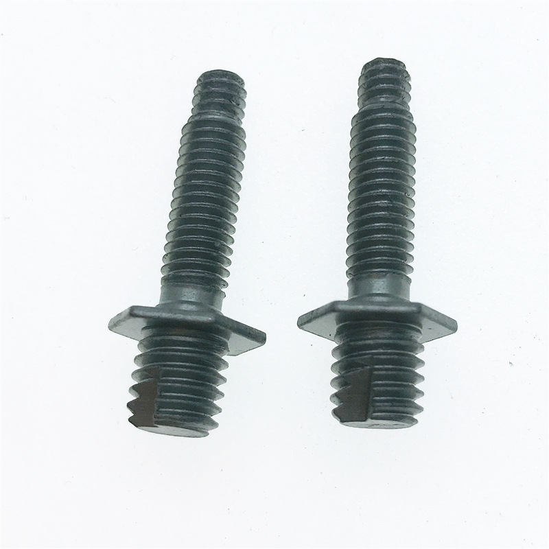 厂家直销双头牙脚轮铆钉竹节螺丝钉轴承配件台阶螺丝M8