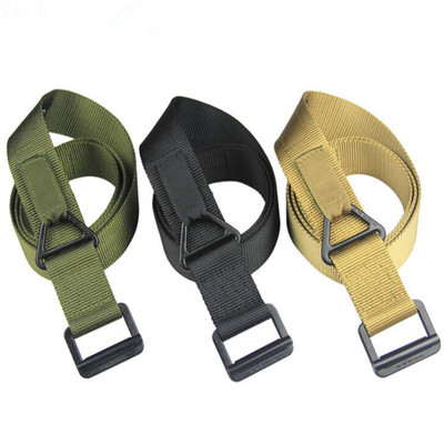 现货批发CQB战术4.5CM黑鹰救援垂降带特种兵训练耐磨纯尼龙腰带