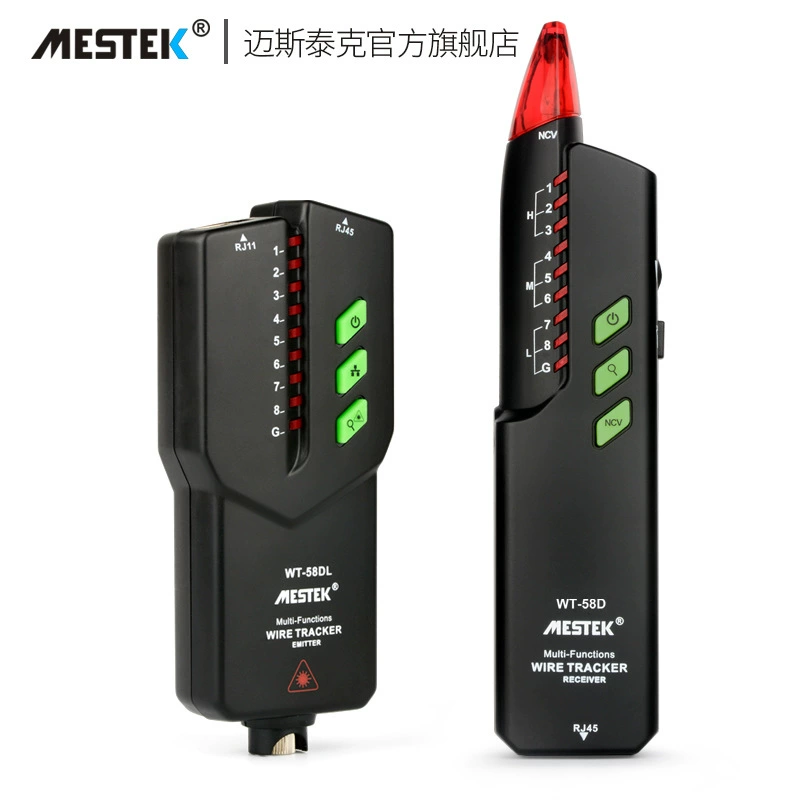 58DL сеть Line Finder защита от помех бесшумный POE многофункциональный кабель для осмотра линии детектор линии тестер красный свет