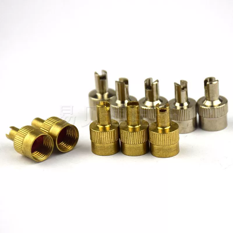 Высококачественные медные колпачки для автомобильных шин, колпачки на ниппель, крышки на ниппель в наличии, автомобильные герметичные медные колпачки в американском стиле