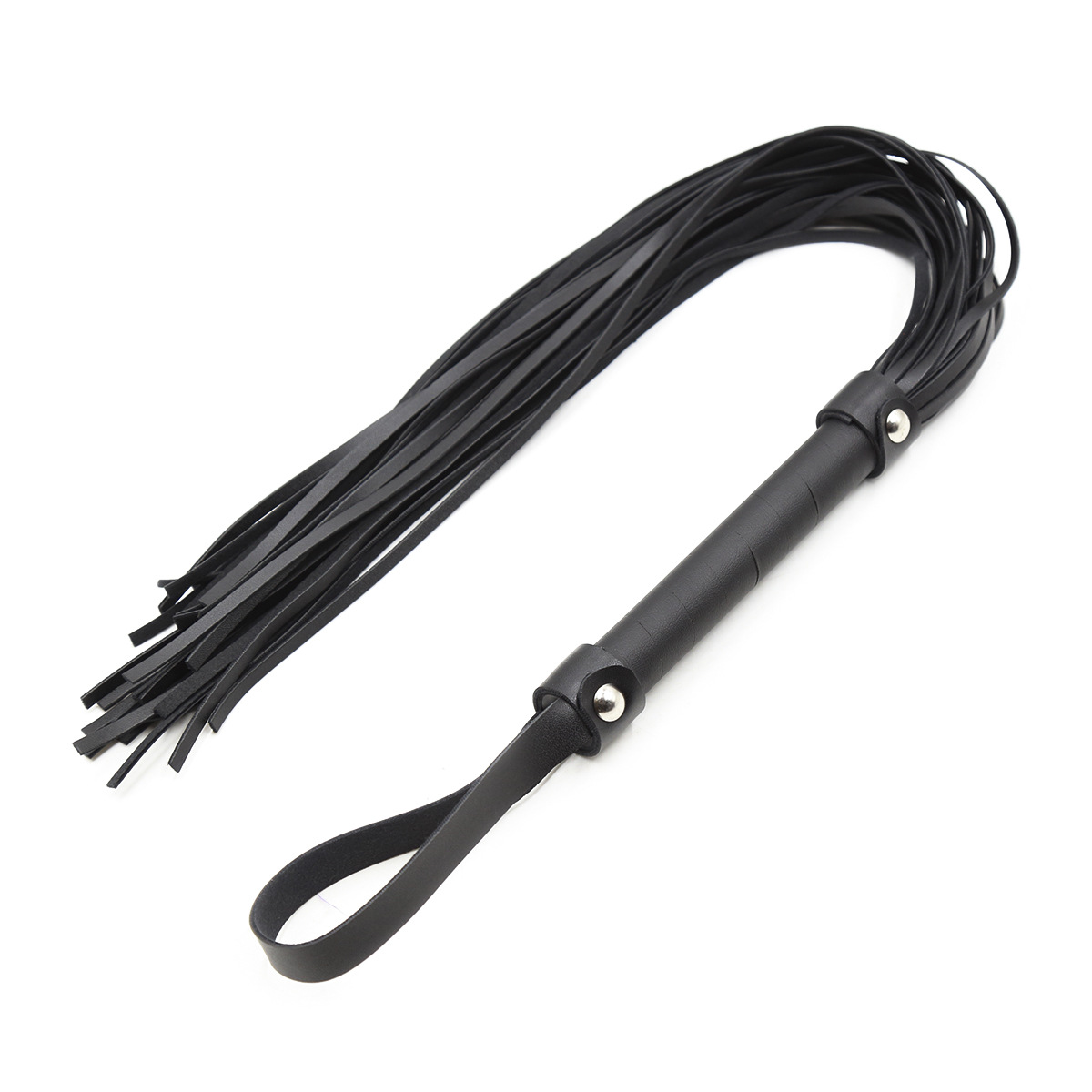 Juguetes sexuales para adultos, látigo de cuero, látigo de PU, látigo de cuero tejido a mano, látigo de caballo, látigo didáctico, accesorios para espectáculos image 5