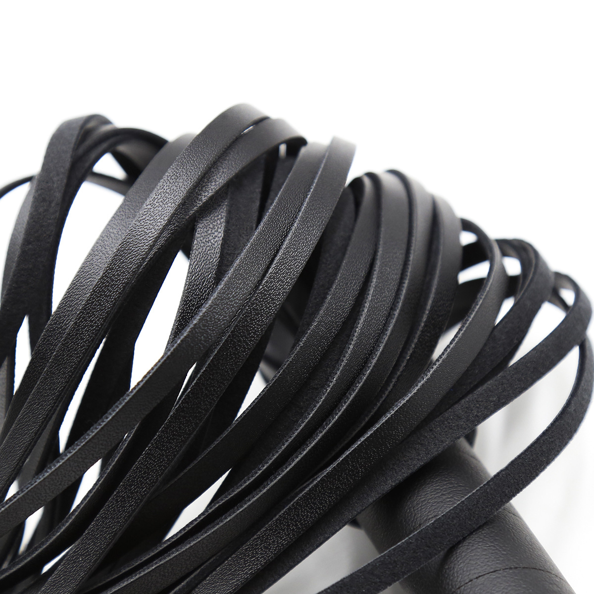 Juguetes sexuales para adultos, látigo de cuero, látigo de PU, látigo de cuero tejido a mano, látigo de caballo, látigo didáctico, accesorios para espectáculos image 6
