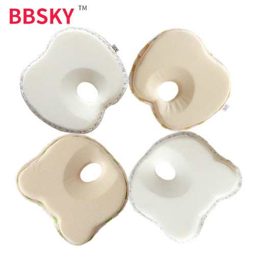 Baby and children's pillow Apple bear style pillow Anti-flat head pillow Baby bear shaped pillow