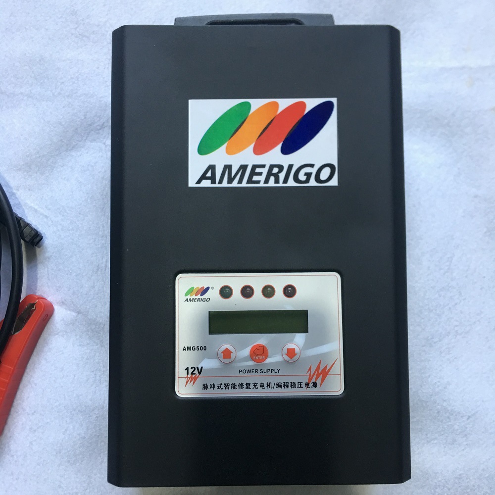 美国AMERIGO AMG500编程汽车蓄电池充电器AGM电池