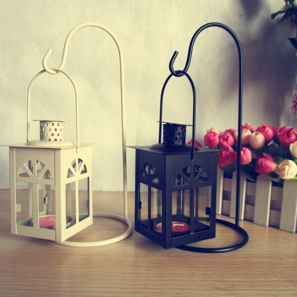 8134 European style church iron candlestick