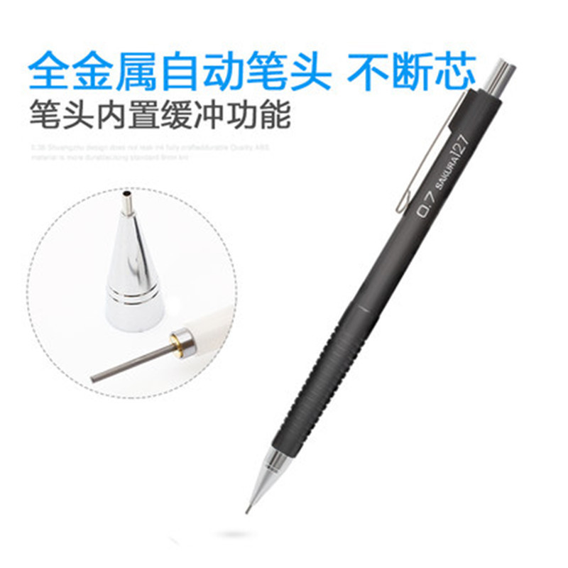 Portaminas Automático XS-123/125/127/129 0.3mm 0.5mm 0.7mm 0.9mm para Dibujo