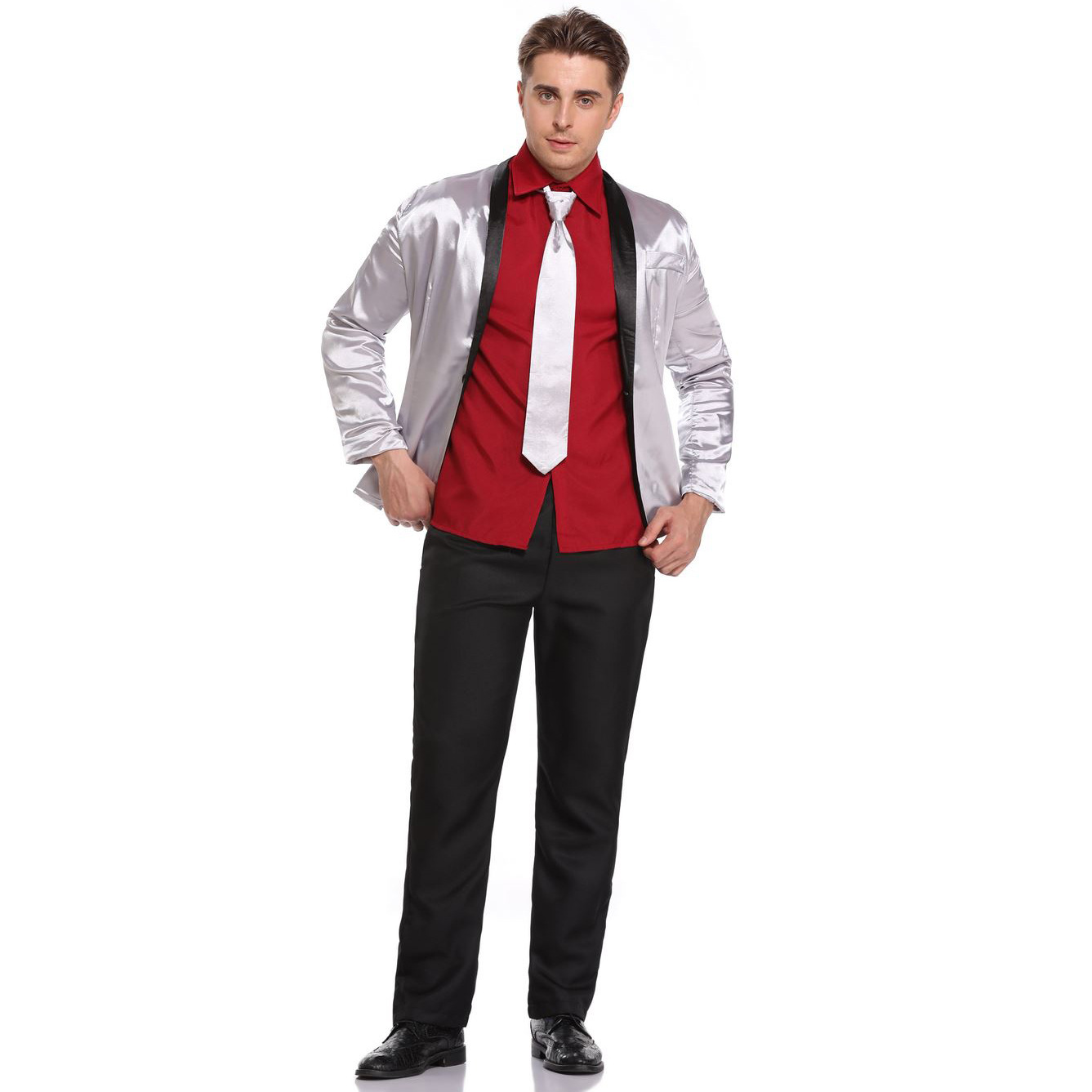 Disfraces de Halloween 2024 Disfraces de Halloween Escuadrón suicida Disfraz de payaso para hombre porque Batman Jared Leto Cosplay