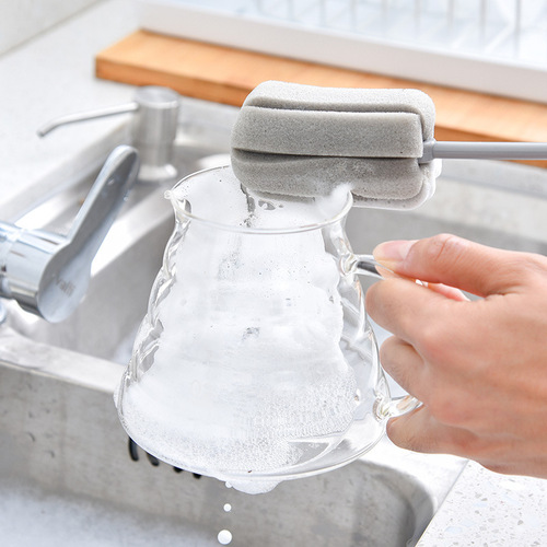 Yimijia multifunctional long (short) handle cup brush cleaning brush glass bottle decontamination cleaning brush