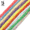 Cross -border hot -selling colorful sequin drilling tube Rainbow shoes decoration material DIY shoes jewelry BB folder auxiliary materials chain accessories