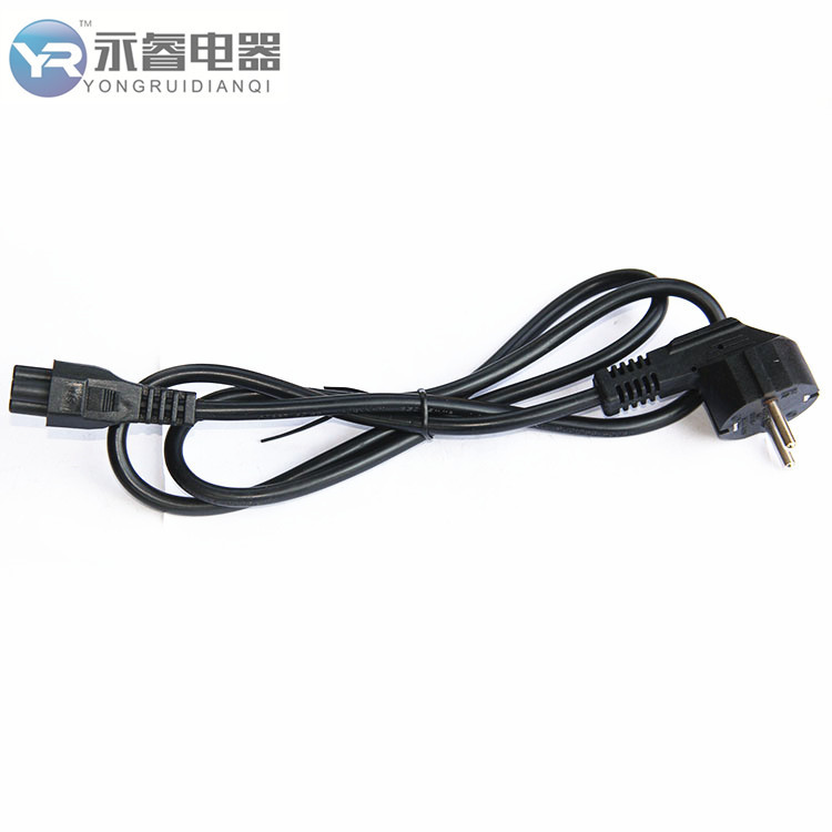 生产电饭锅线 韩国电源线 插头线 国标电源线 三插品字尾 pvc电线