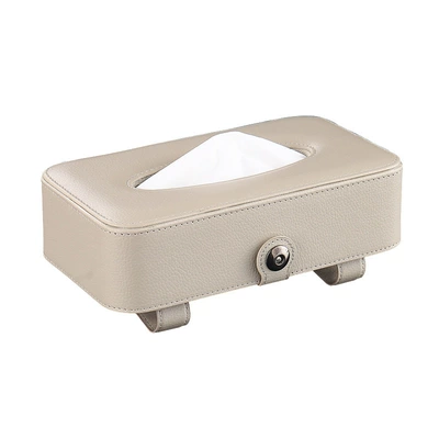 Car tissue box/set — interior leather car tissue box
