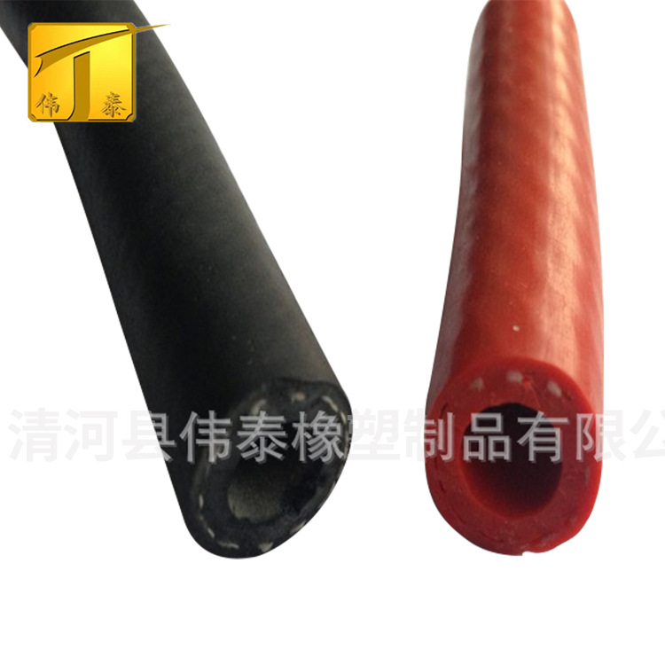 黑色高压三元乙丙耐油橡胶管耐酸碱橡胶油管汽车暖风管