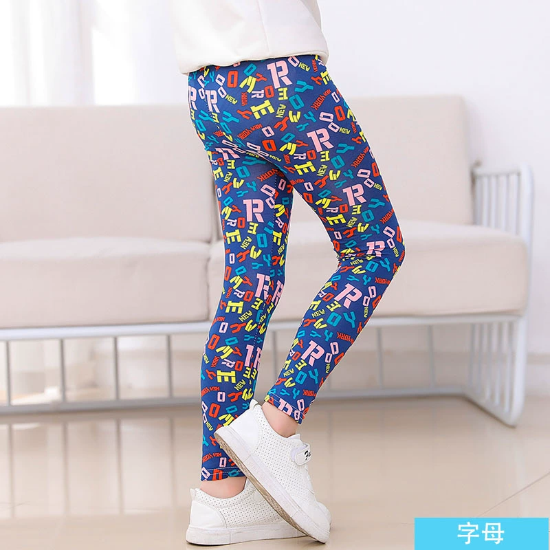 Autumn leggings trousers, Korean style, teenagers, printed patterns, multiple heights
