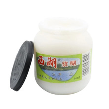 西湖浆糊500克 塑料瓶装浆糊画报胶水学生黑板报旋盖老胶水粘报纸