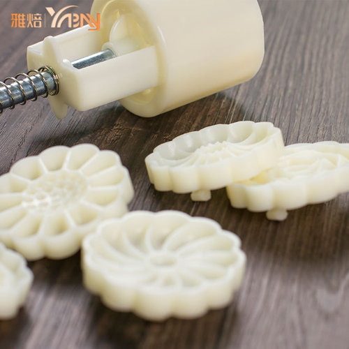 Mooncake molds, various hand-pressed mooncake molds, hand-pressed Mid-Autumn snowskin mooncake molds, three-dimensional molds, mung bean pastry molds