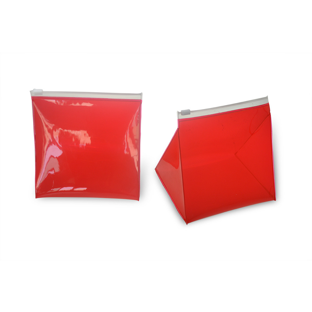 精美PVC礼品拉链袋PVC三角形立体拉链袋PVC三角拉链袋