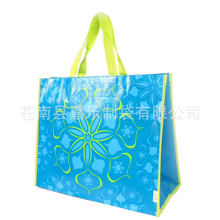 定 制玉米淀粉无纺布可降解覆膜购物袋pp覆膜编织袋环保手提袋工