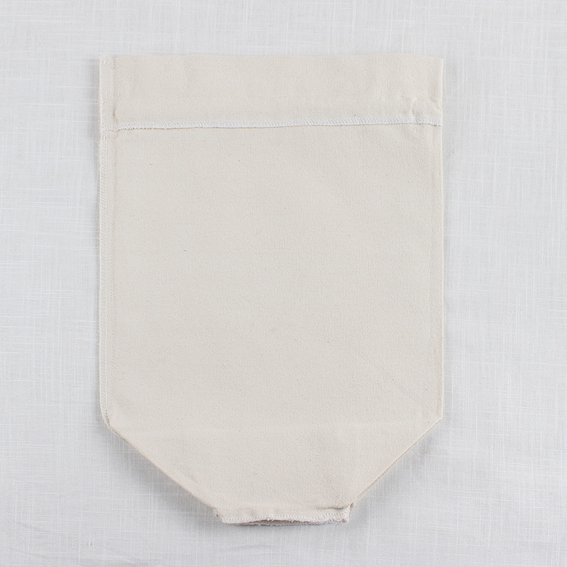 Algodón de fondo redondo y bolsa de lona de lino de doble línea bolsa de té con cordón bolsa de vino bolsa de embalaje de arroz bolsa de paquete 6 tamaños en stock