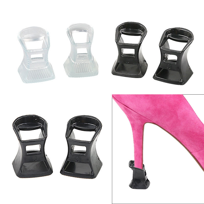 Heel cover high-heeled shoes with anti-slip anti-wear plug women's thin heel heel cover PVC