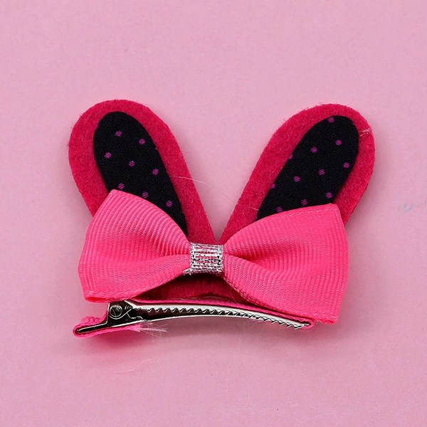 21#Rabbit head rose red ears-single price