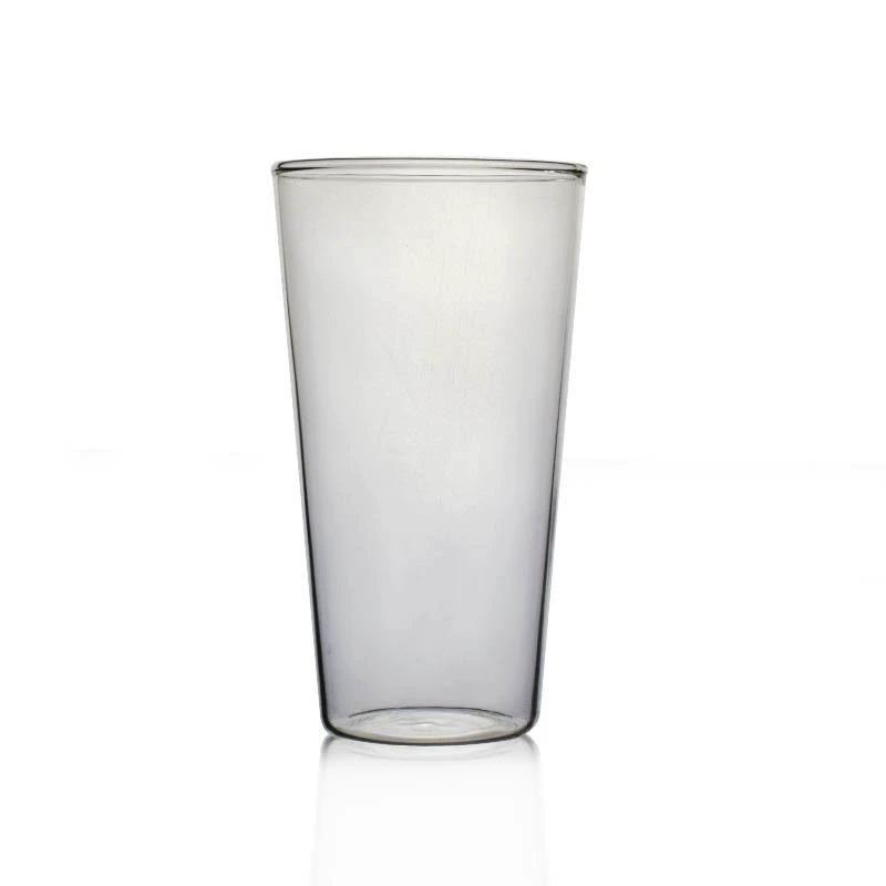 Transparent capacious tea cup, flavored tea, mousse, creative glass, simple and elegant design