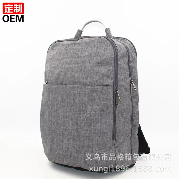 Processing and Customization of New Casual Backpack Charging Backpack Computer Bag Simple USB Anti-Theft Travel Backpack
