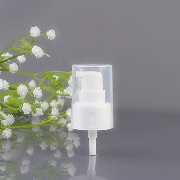 厂家供应24/410企鹅泵头全罩精油泵头粉泵乳液泵化妆品泵头