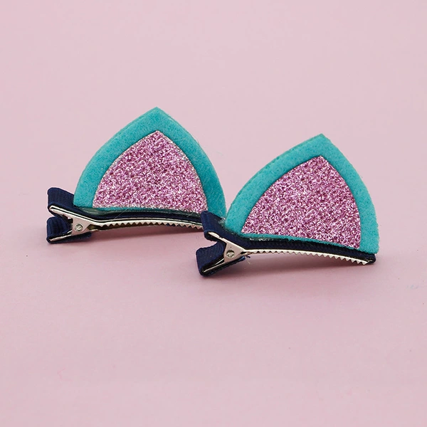 5#Cat ear pink one -pair price