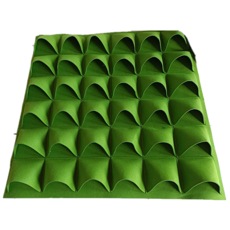 Wholesale 36 black Plant bag planting bag flower pot balcony vegetable pot indoor and outdoor green plant wall three-dimensional potted plants Wholesale 36 black Plant bag planting bag flower pot balcony vegetable pot indoor and outdoor green plant wall three-dimensional potted plants