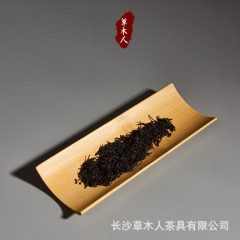 Caomuren Bamboo Tea Kung Fu Tea Set Tea Lotus Tea Ceremony Accessories One-piece drop-shipping tea towel holder bamboo pad tea dial