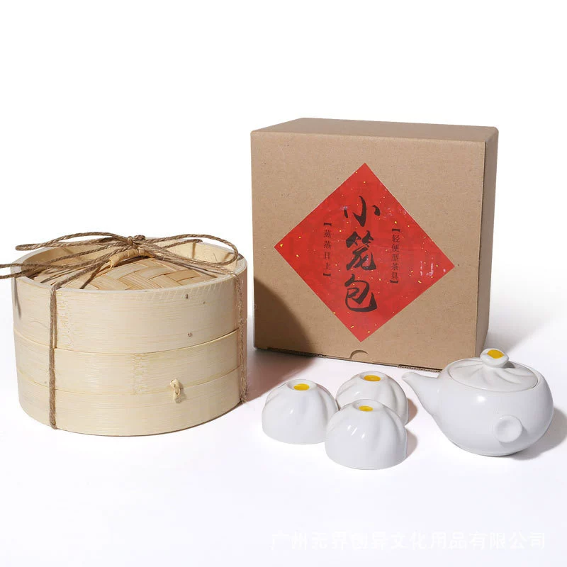Постоянный чайной свежести Xiaolongbao Народная еда Мемориальная креативная кунг-фу куайке чашка Праздник драконьего лодочного фестиваля подарок
