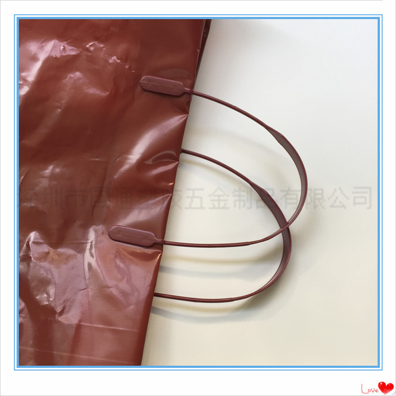 礼品袋提手拎把 塑料袋拎扣 纸袋拎手 塑料插扣叉耳