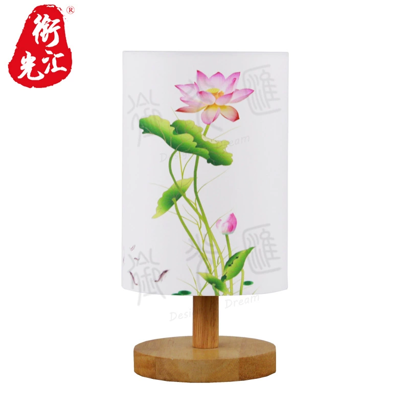 Table Lamp (Gubat) — Handmade Embossed Dried Flower Shade, USB/Plug, Warm Light