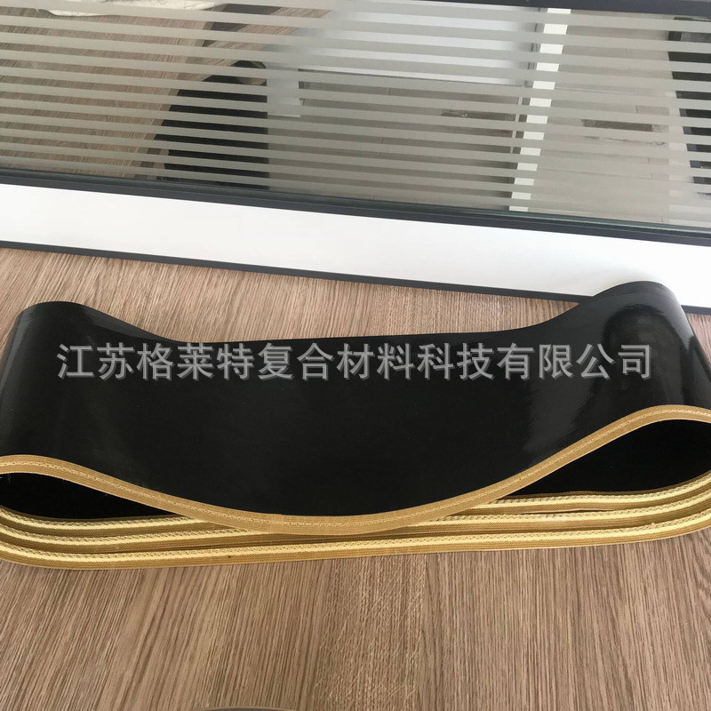 专业厂家定各种规格加导条防跑偏铁氟龙无缝粘合机皮带